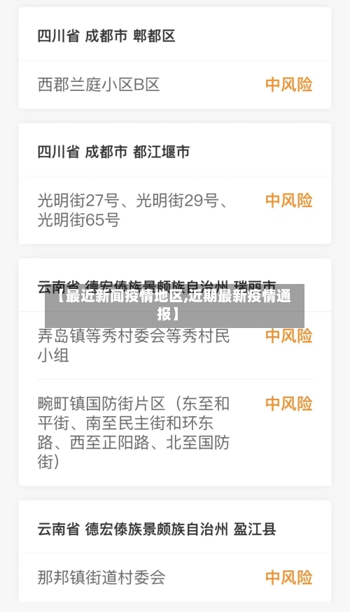 【最近新闻疫情地区,近期最新疫情通报】-第3张图片
