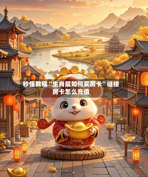 秒懂教程“生肖鼠如何买房卡”链接房卡怎么充值