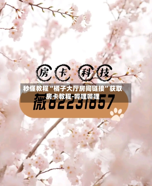 秒懂教程“橘子大厅房间链接”获取房卡教程-哔哩哔哩-第3张图片