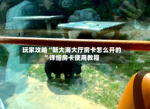 玩家攻略“新大海大厅房卡怎么开的	”详细房卡使用教程-第3张图片