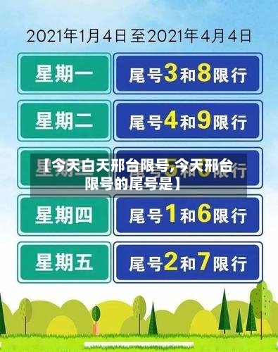 【今天白天邢台限号,今天邢台限号的尾号是】