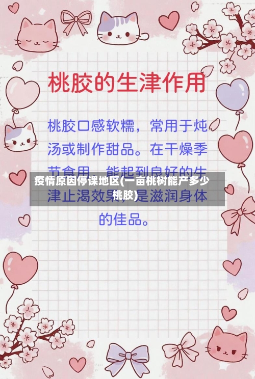 疫情原因停课地区(一亩桃树能产多少桃胶)-第2张图片