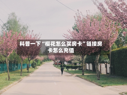 科普一下“樱花怎么买房卡	”链接房卡怎么充值-第2张图片