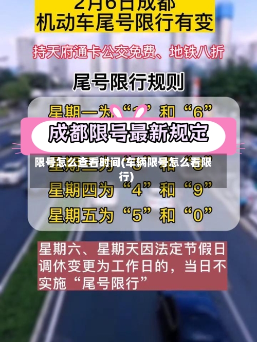 限号怎么查看时间(车辆限号怎么看限行)