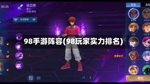 98手游阵容(98玩家实力排名)