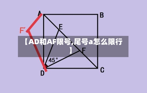 【AD和AF限号,尾号a怎么限行】-第2张图片