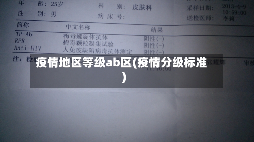 疫情地区等级ab区(疫情分级标准)-第3张图片