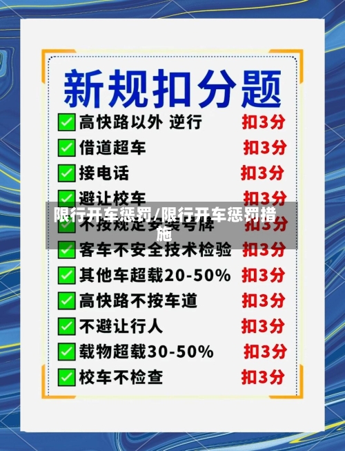 限行开车惩罚/限行开车惩罚措施