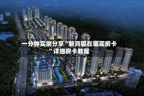 一分钟实测分享“新鸿狐在哪买房卡”详细房卡教程-第2张图片