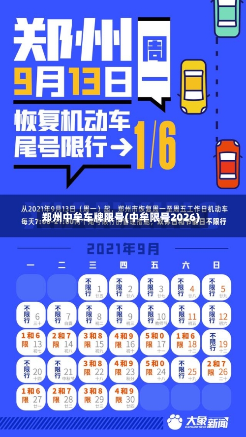 郑州中牟车牌限号(中牟限号2026)