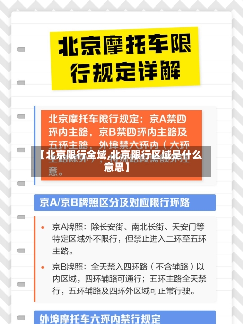 【北京限行全域,北京限行区域是什么意思】-第2张图片