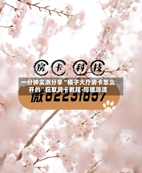 一分钟实测分享“橘子大厅房卡怎么开的”获取房卡教程-哔哩哔哩-第3张图片