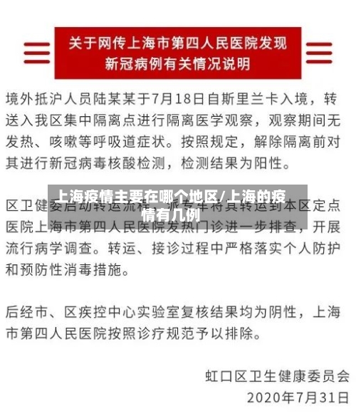 上海疫情主要在哪个地区/上海的疫情有几例-第2张图片