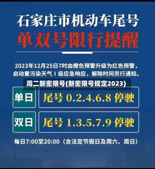 周二新密限号(新密限号规定2023)-第2张图片