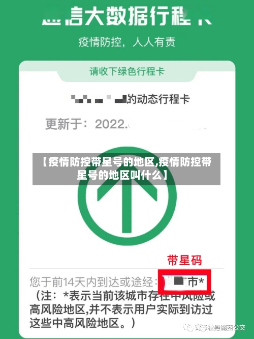 【疫情防控带星号的地区,疫情防控带星号的地区叫什么】