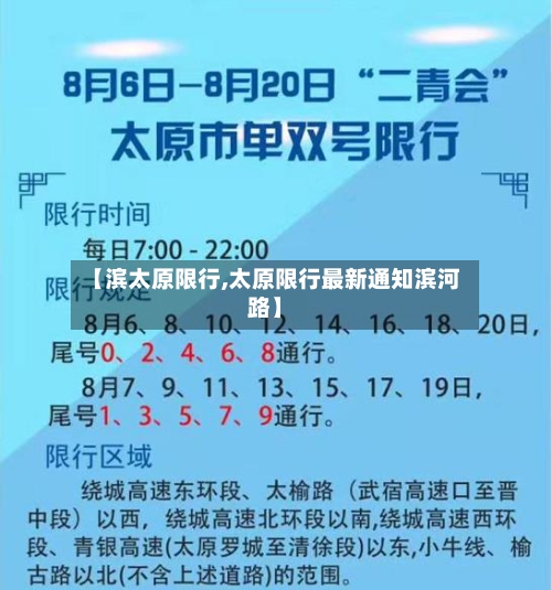 【滨太原限行,太原限行最新通知滨河路】-第2张图片