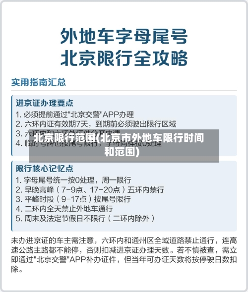 北京限行范围(北京市外地车限行时间和范围)-第3张图片