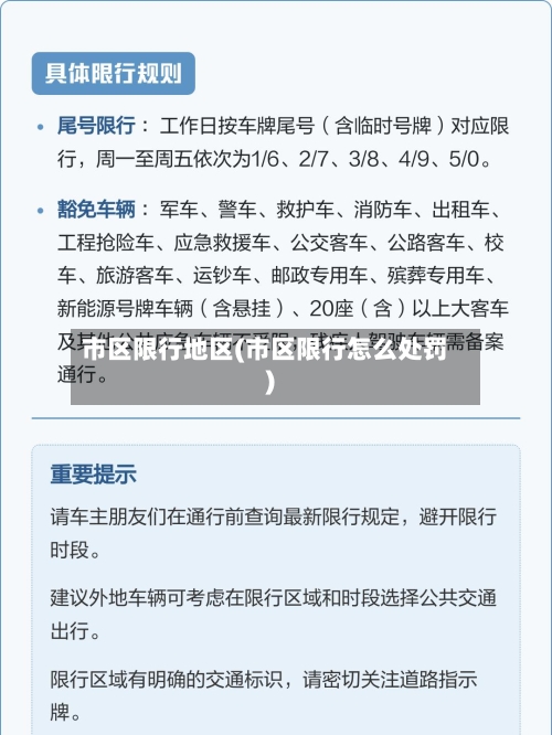 市区限行地区(市区限行怎么处罚)-第2张图片
