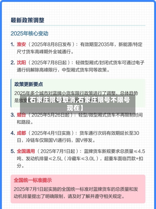 【石家庄限号取消,石家庄限号不限号现在】