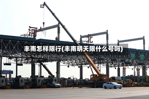 丰南怎样限行(丰南明天限什么号吗)