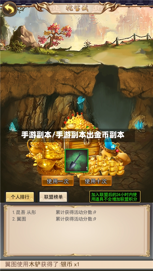手游副本/手游副本出金币副本
