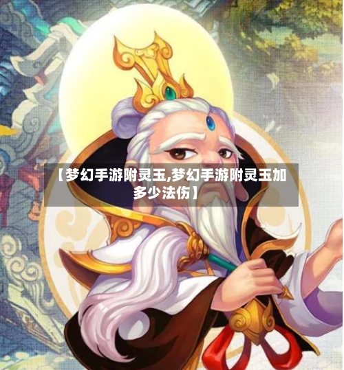 【梦幻手游附灵玉,梦幻手游附灵玉加多少法伤】