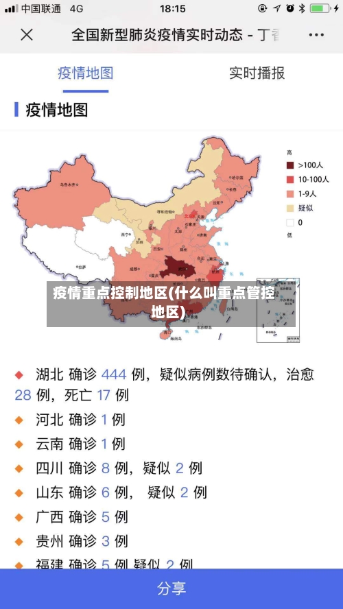疫情重点控制地区(什么叫重点管控地区)