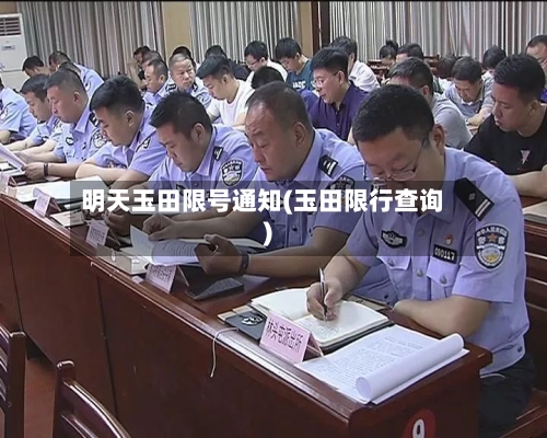 明天玉田限号通知(玉田限行查询)-第3张图片
