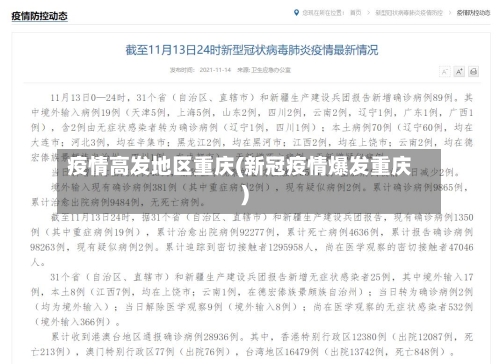 疫情高发地区重庆(新冠疫情爆发重庆)