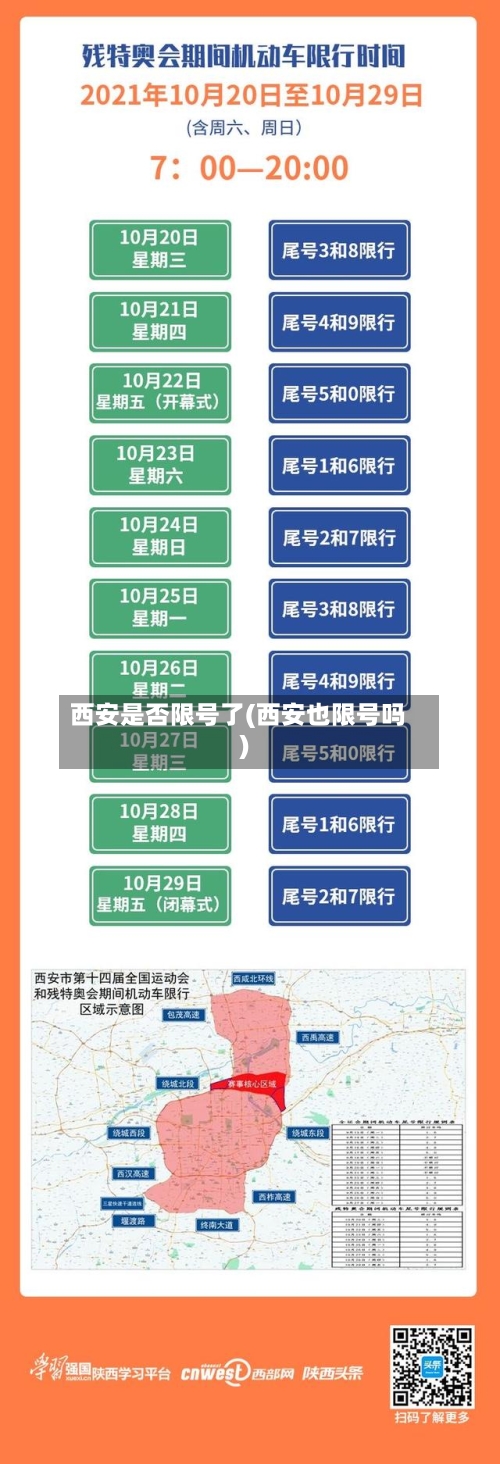 西安是否限号了(西安也限号吗)-第2张图片