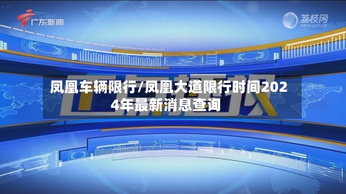凤凰车辆限行/凤凰大道限行时间2024年最新消息查询-第2张图片